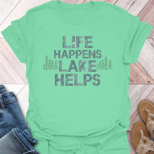Lake Helps Bold T-Shirt