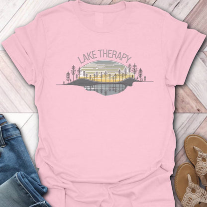 Lake Therapy Reflection T-Shirt