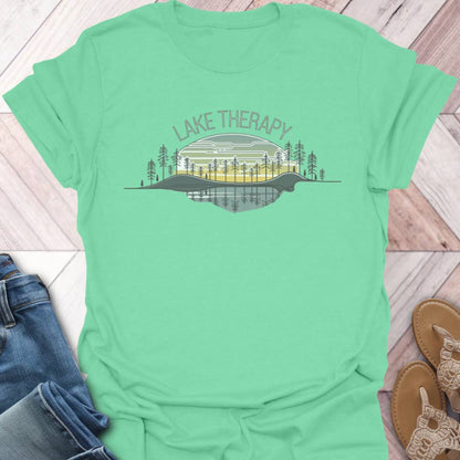 Lake Therapy Reflection T-Shirt