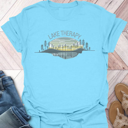 Lake Therapy Reflection T-Shirt