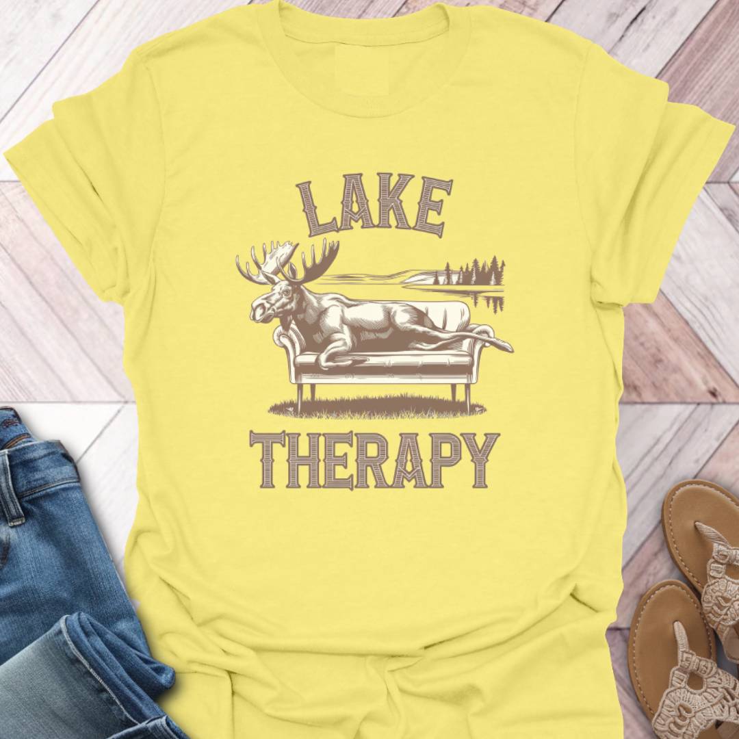 Lake Therapy Moose T-Shirt