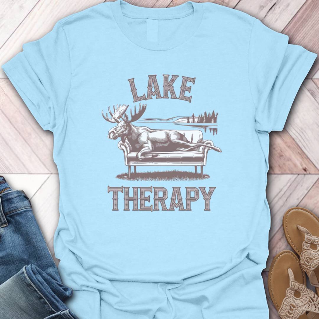 Lake Therapy Moose T-Shirt