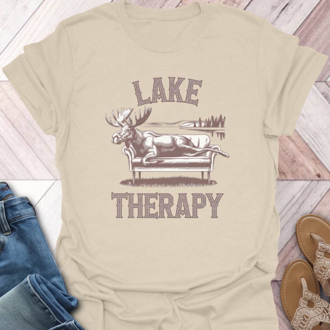 Lake Therapy Moose T-Shirt