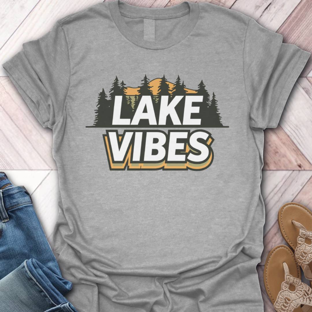 Lake Vibes Bold T-Shirt