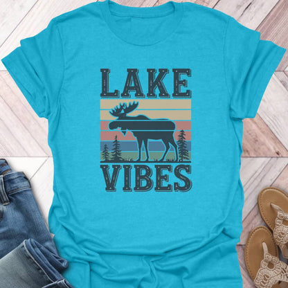 Lake Vibes Moose T-Shirt