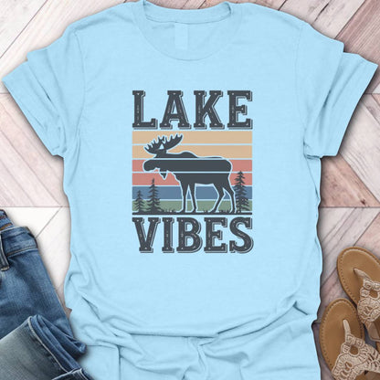 Lake Vibes Moose T-Shirt