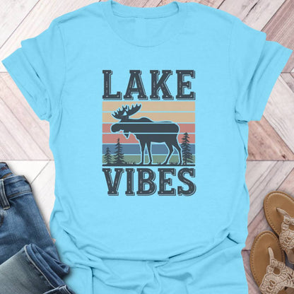 Lake Vibes Moose T-Shirt