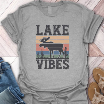 Lake Vibes Moose T-Shirt