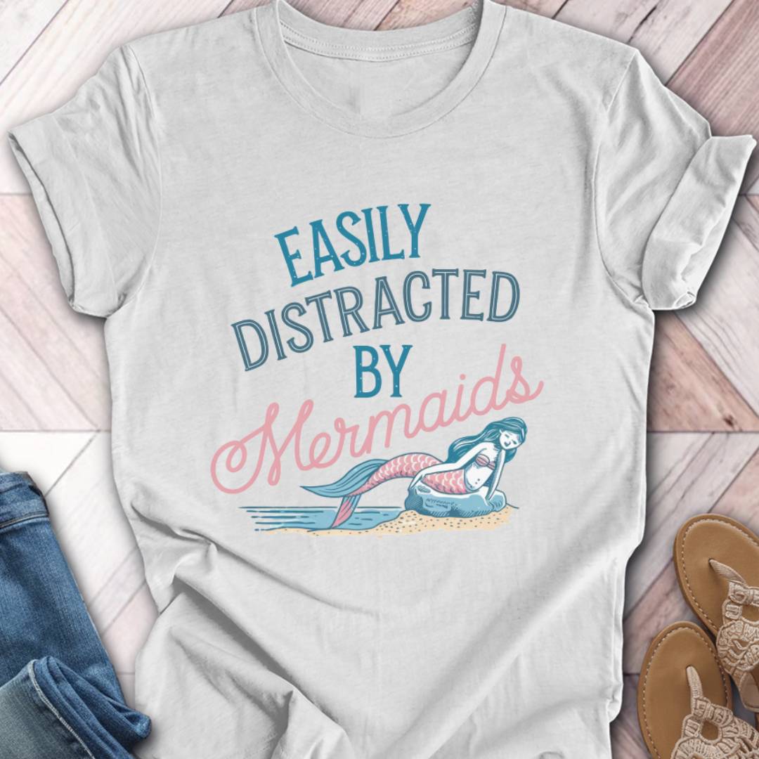 Mermaid Distraction Beach T-Shirt