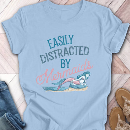 Mermaid Distraction Beach T-Shirt