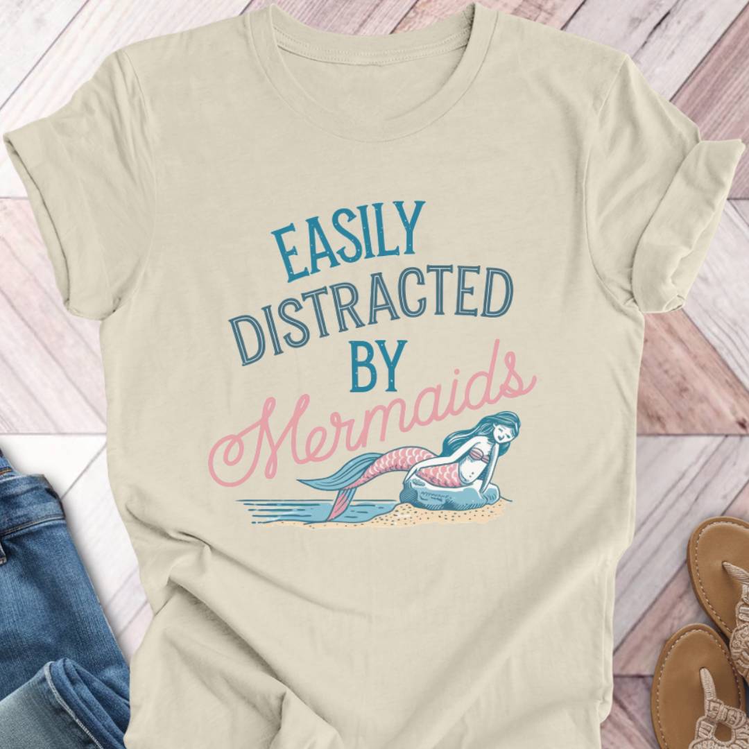 Mermaid Distraction Beach T-Shirt