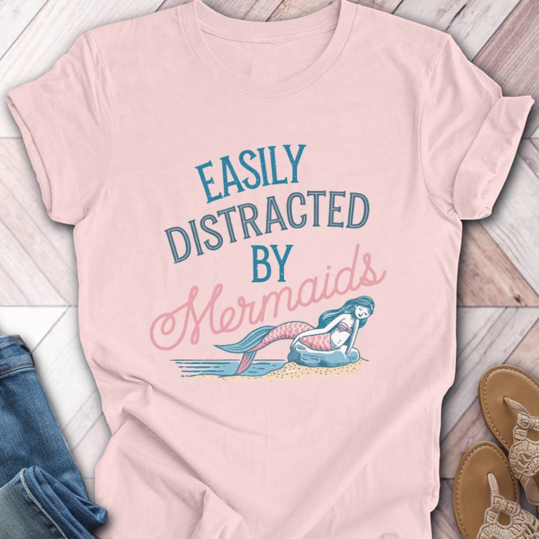 Mermaid Distraction Beach T-Shirt