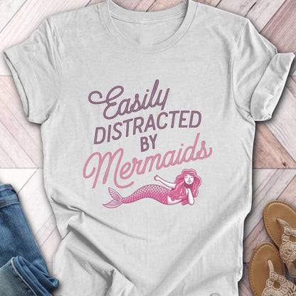 Mermaid Distraction Pink T-Shirt