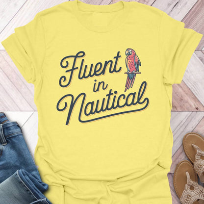 Nautical Fluent Parrot T-Shirt