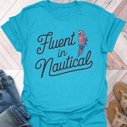 Nautical Fluent Parrot T-Shirt