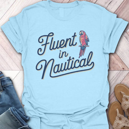 Nautical Fluent Parrot T-Shirt