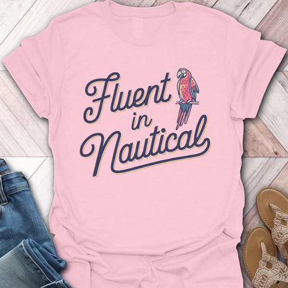 Nautical Fluent Parrot T-Shirt