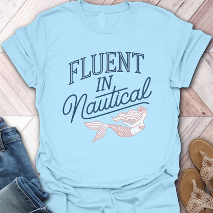 Nautical Fluent Mermaid T-Shirt