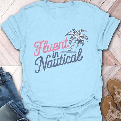 Nautical Fluent Palm T-Shirt