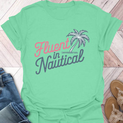 Nautical Fluent Palm T-Shirt