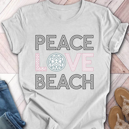 Peace Love Turtle Shell T-Shirt