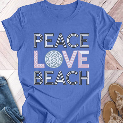 Peace Love Turtle Shell T-Shirt