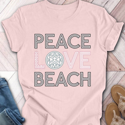 Peace Love Turtle Shell T-Shirt
