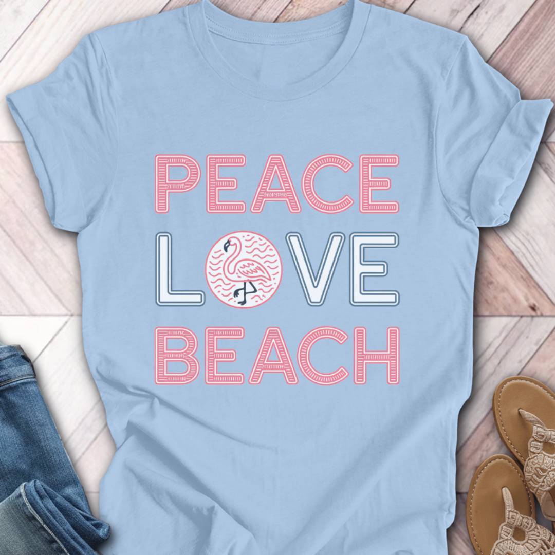 Peace Love Flamingo T-Shirt