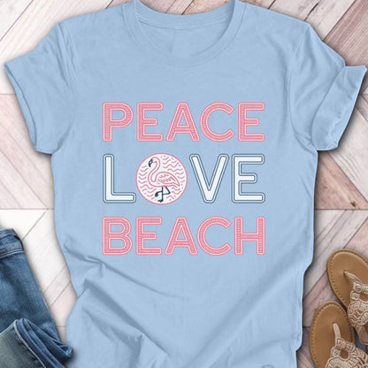 Peace Love Flamingo T-Shirt