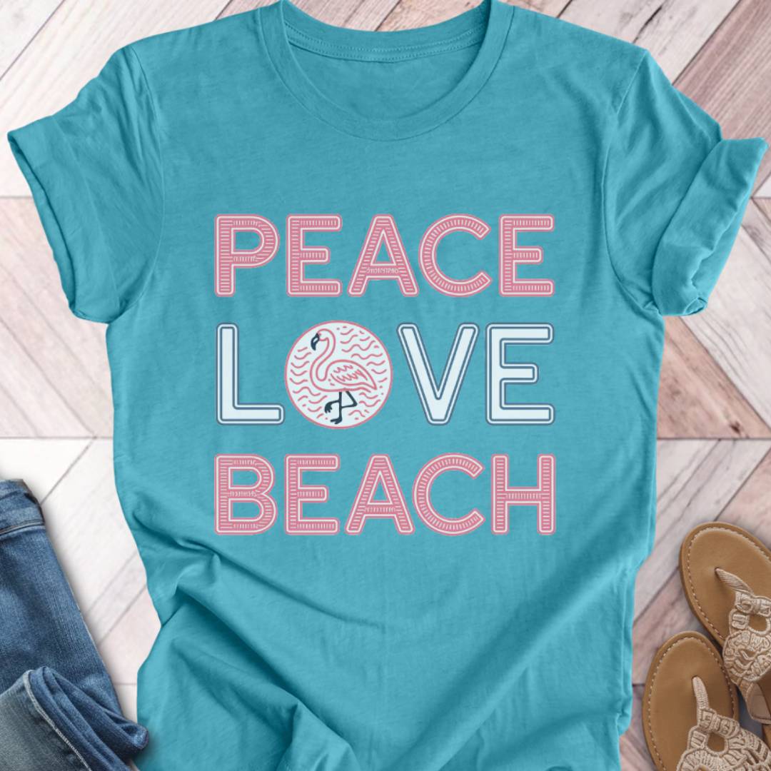 Peace Love Flamingo T-Shirt