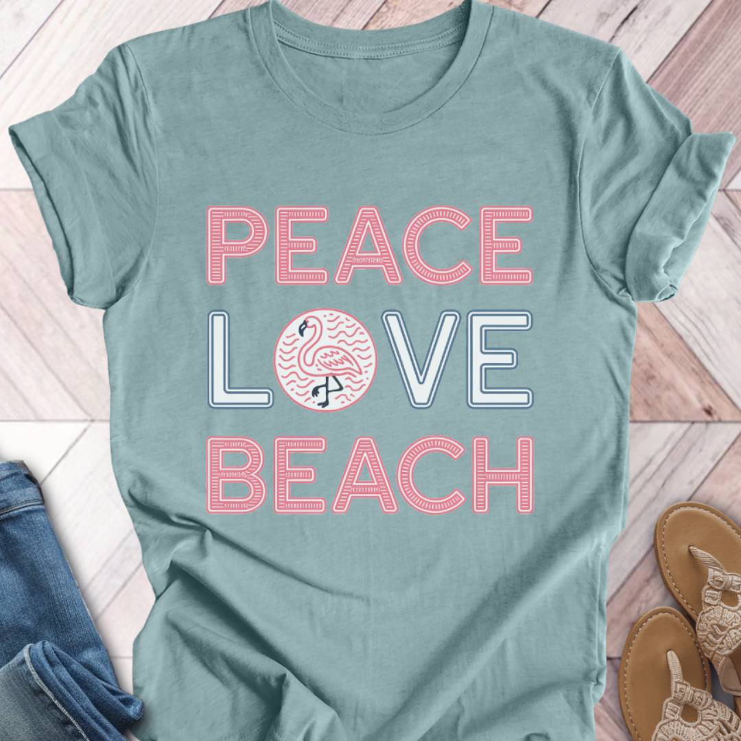 Peace Love Flamingo T-Shirt