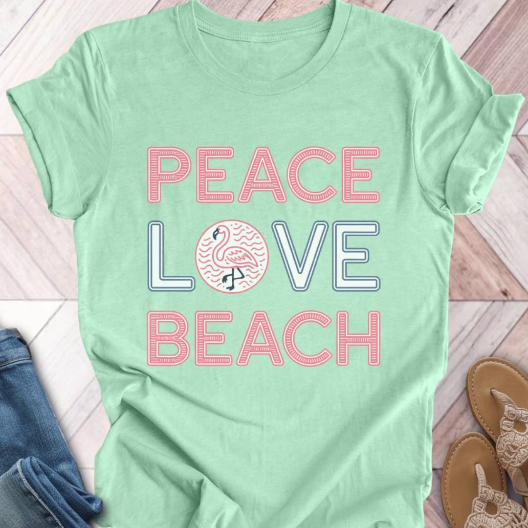 Peace Love Flamingo T-Shirt