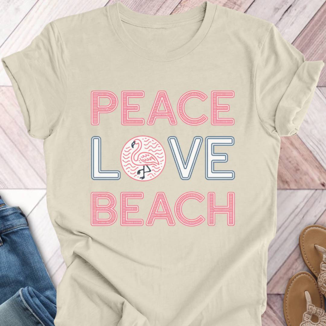 Peace Love Flamingo T-Shirt