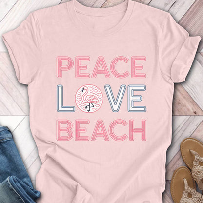Peace Love Flamingo T-Shirt