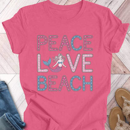 Beach Love Mermaid T-Shirt