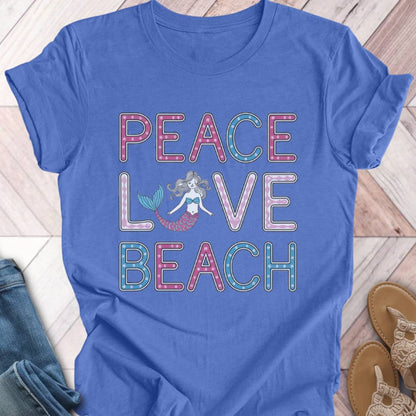 Beach Love Mermaid T-Shirt