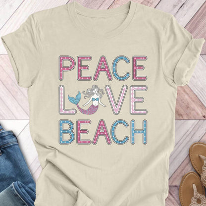 Beach Love Mermaid T-Shirt