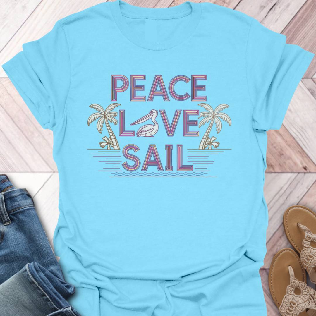 Love To Sail Beach T-Shirt