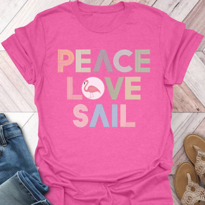 Love To Sail Flamingo T-Shirt