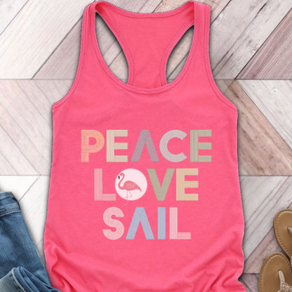 Peace Love Sail Tank