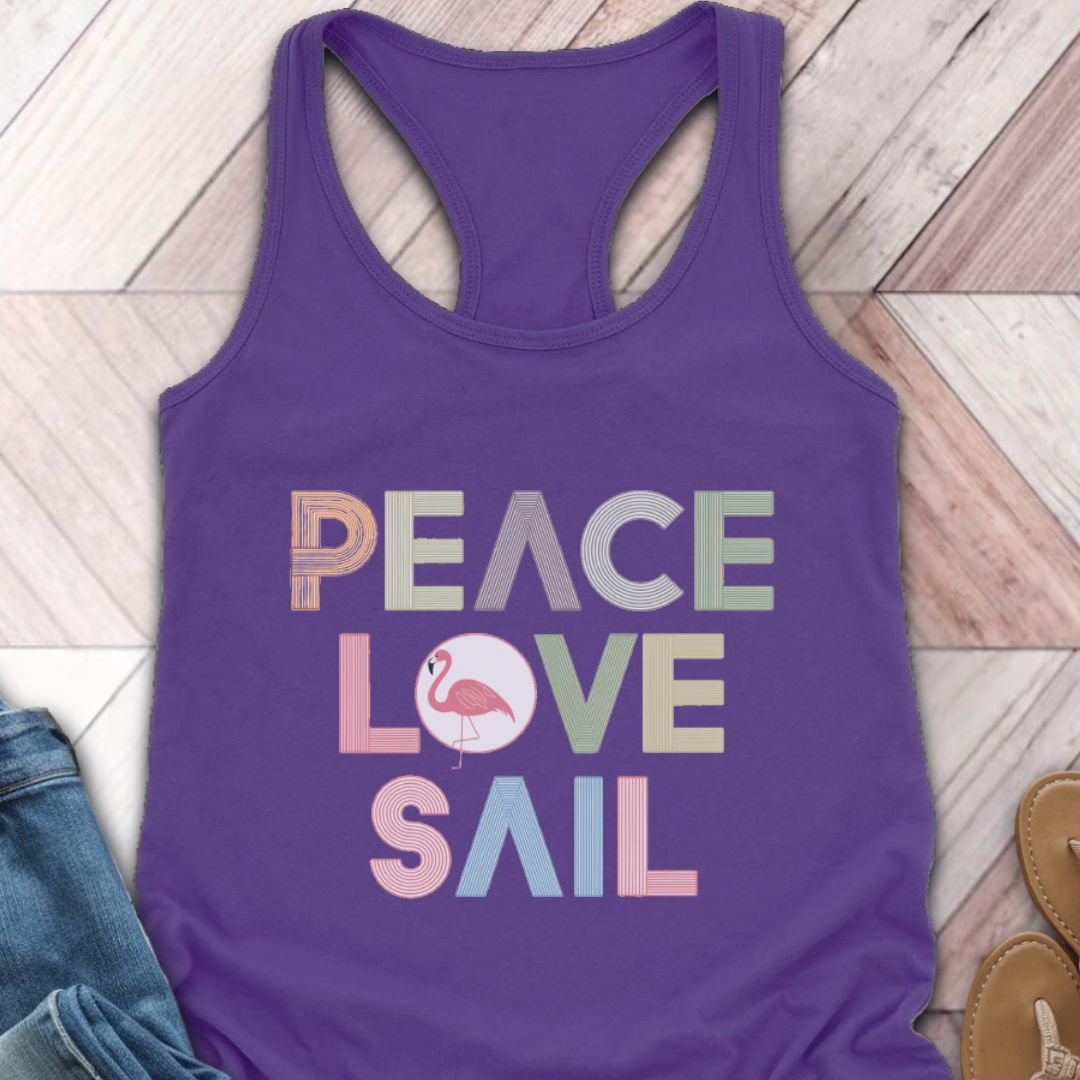 Peace Love Sail Tank
