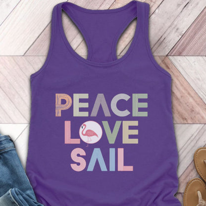 Peace Love Sail Tank