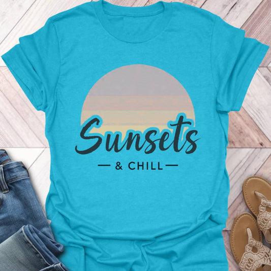 Sunset and Chill Zen T-Shirt