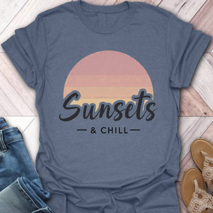 Sunset and Chill Zen T-Shirt