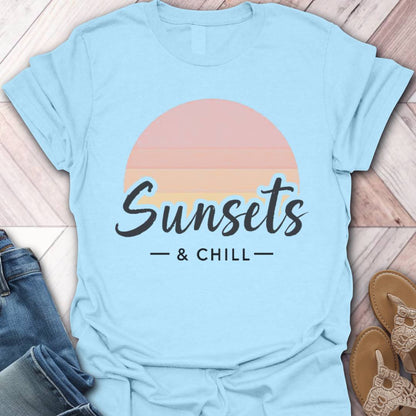 Sunset and Chill Zen T-Shirt