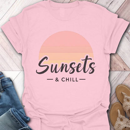 Sunset and Chill Zen T-Shirt