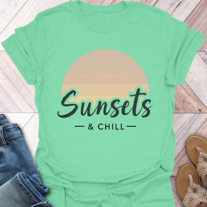 Sunset and Chill Zen T-Shirt