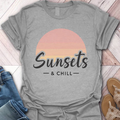 Sunset and Chill Zen T-Shirt