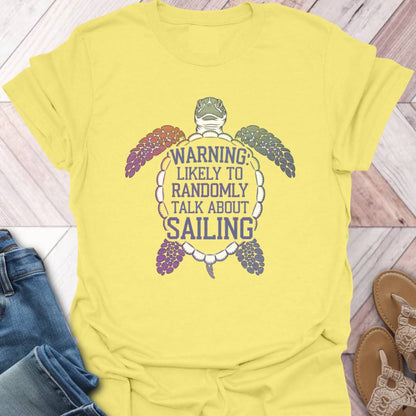 Random Sailing Turtle T-Shirt