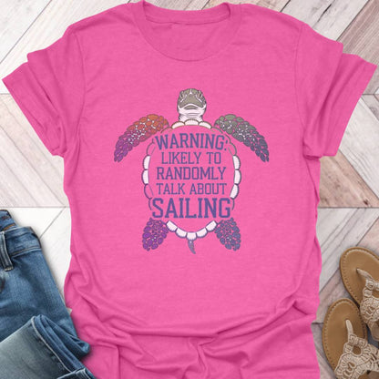 Random Sailing Turtle T-Shirt